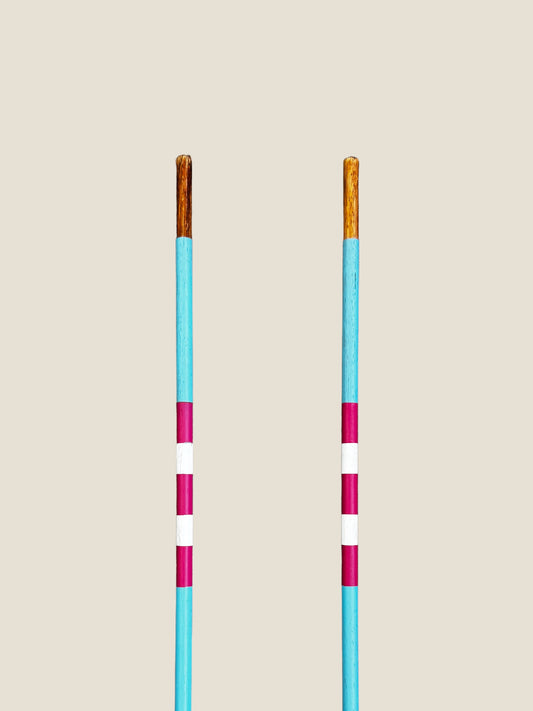 Pink Lake Stained Alignment Sticks